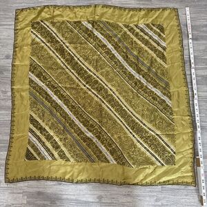 Vintage Carol Stanley Floral Silk Scarf